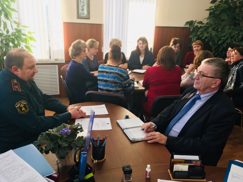 Состоялось совещание руководителей общеобразовательных учреждений в Гаврилово-Посадском районе